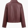 Faux Leather Zipper Jacket>MICAS Discount