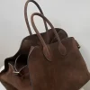 Faux Suede Tote Bag>MICAS Outlet