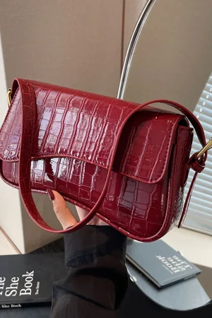 Flap Magnetic Buckle Simple Shoulder Bag>MICAS Sale