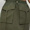 Flap Pocket Cargo Mini Skirt>MICAS Clearance