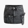 Flap Pocket Denim Skirt>MICAS Outlet