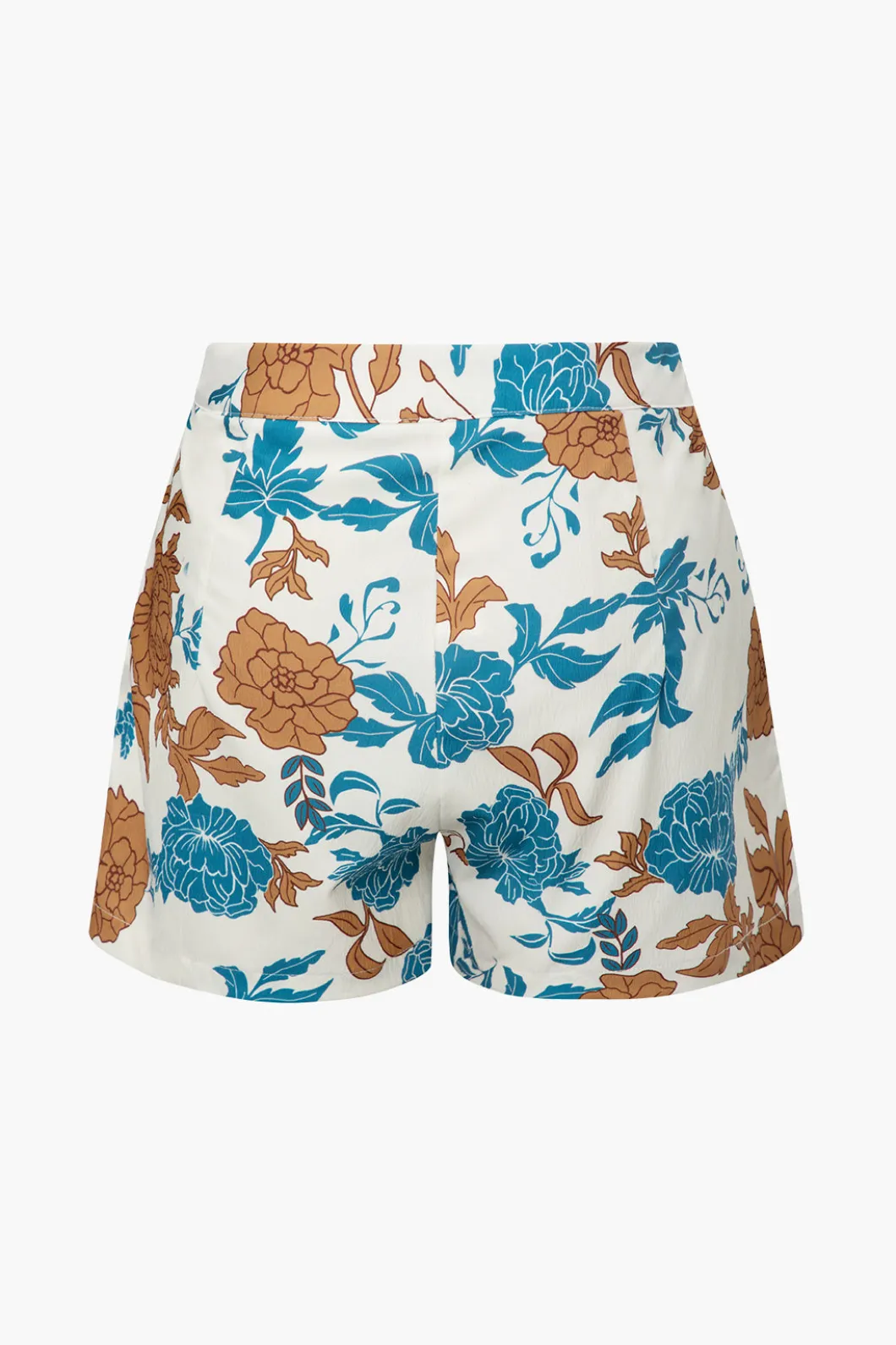 Floral Bra Top And Pocket Shorts And Shirt 3PC Set>MICAS Hot