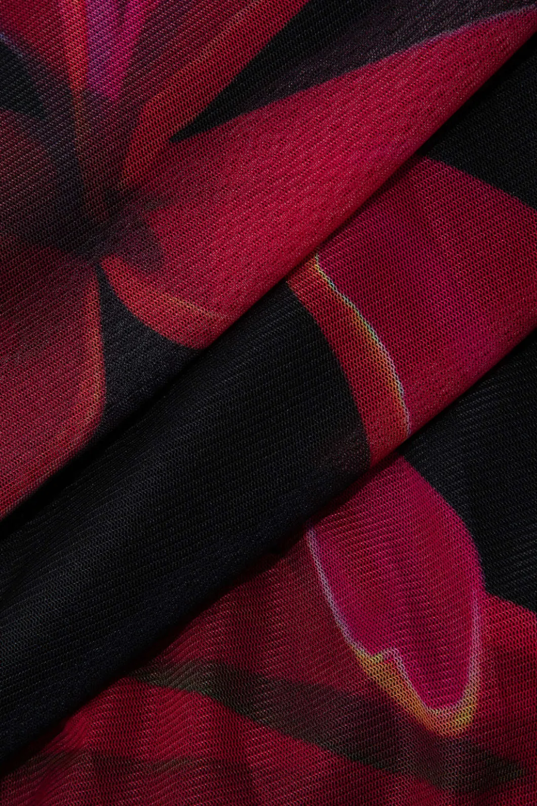 Floral Print Backless Tie Mesh Strapless Maxi Dress>MICAS Outlet