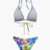 Floral Print Bikini Set With Matching Skirt Cover Up And Headscarf>MICAS Sale