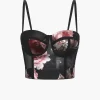 Floral Print Bustier Top>MICAS Sale