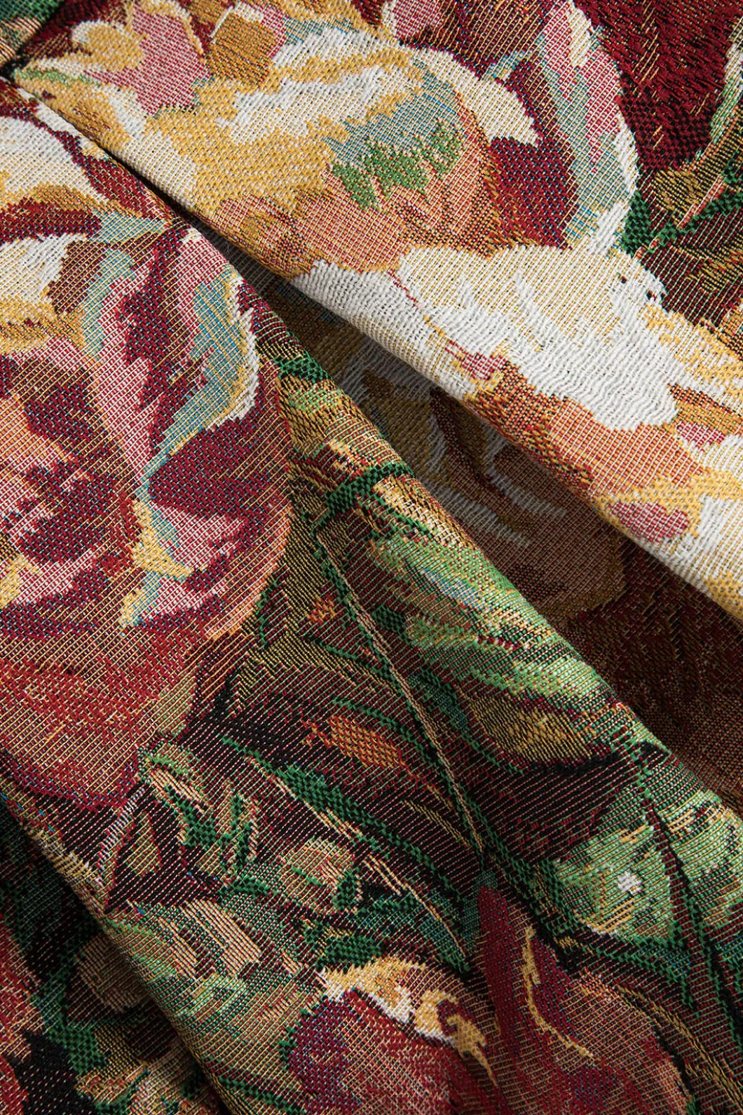 Floral Print High Waist Pleated Skirt>MICAS Outlet