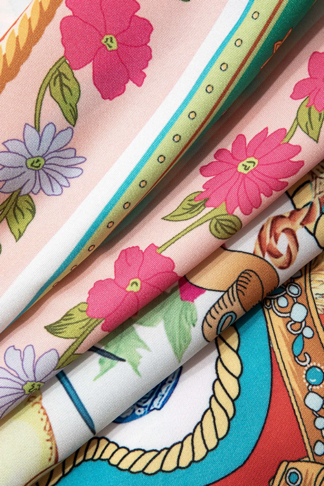 Floral Print Knot Mini Skirt>MICAS Fashion