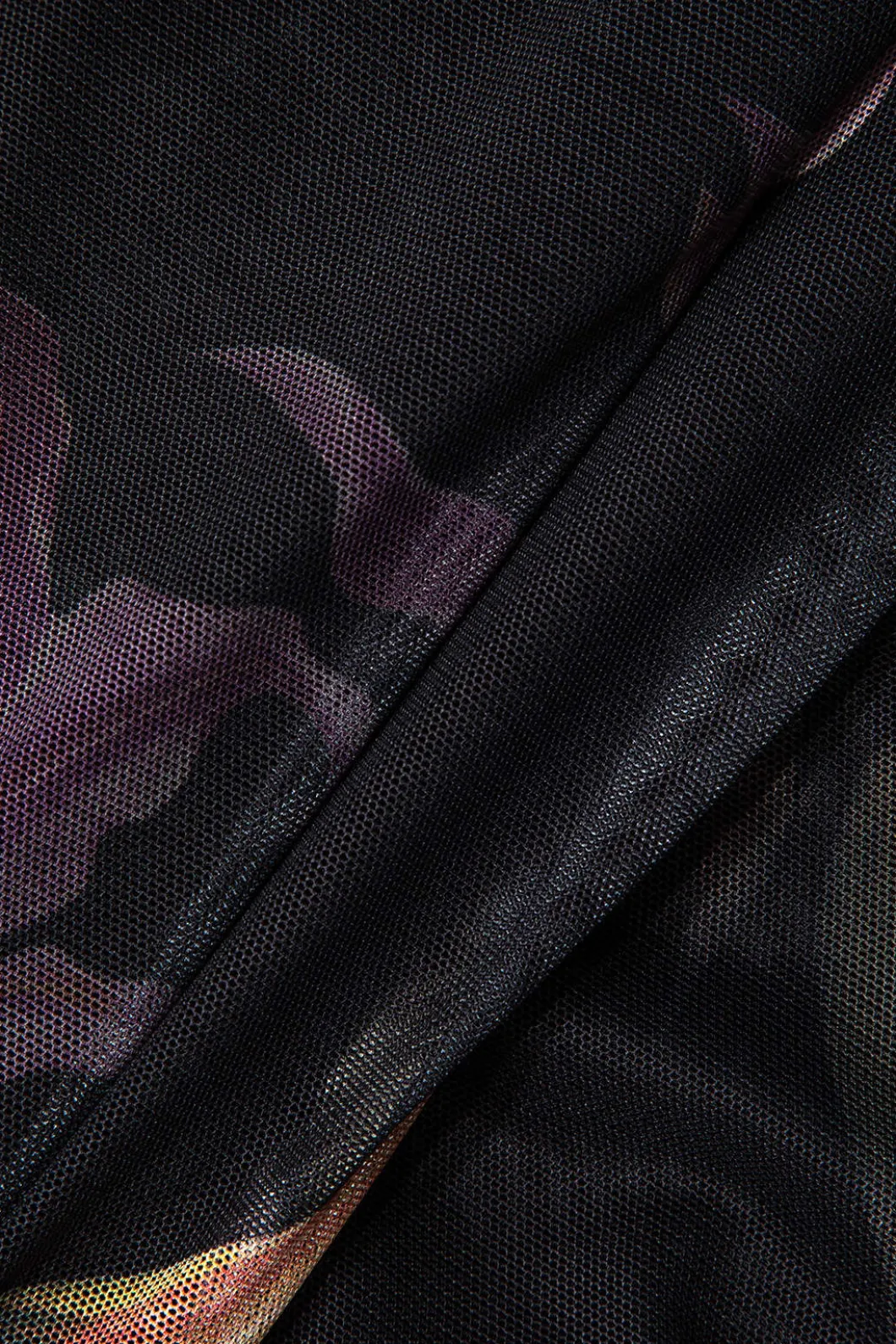 Floral Print Mesh Ruffle Layered Strapless Midi Dress>MICAS Discount