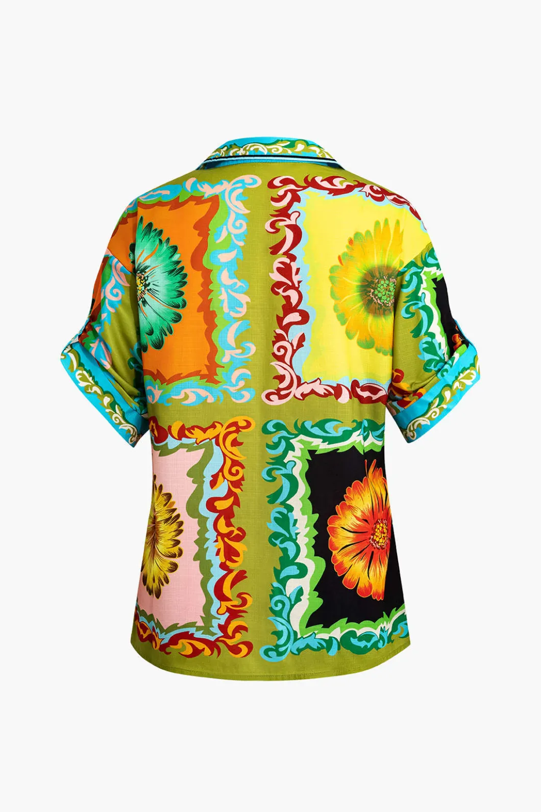 Floral Print Shirt And Shorts Set>MICAS Best