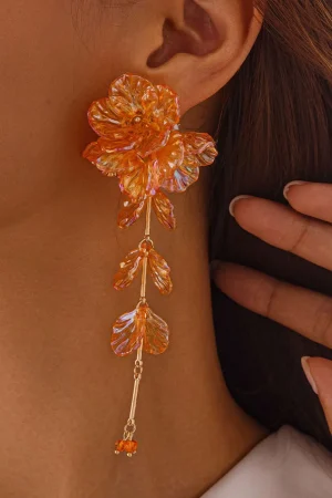Floral Tassel Earrings>MICAS Hot