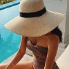 Foldable Sun Protection Beach Straw Hat>MICAS Sale