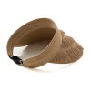 Fringe Brim Straw Visor Hat>MICAS Sale
