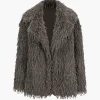 Fringe Faux Fur Coat>MICAS Online
