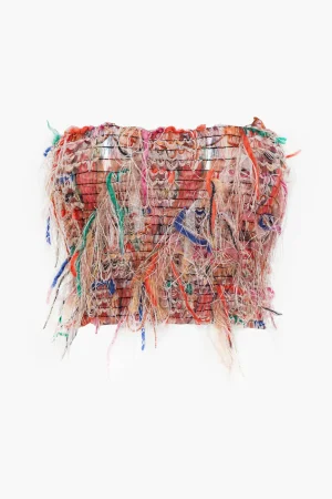 Fringe Mesh Tube Top>MICAS New