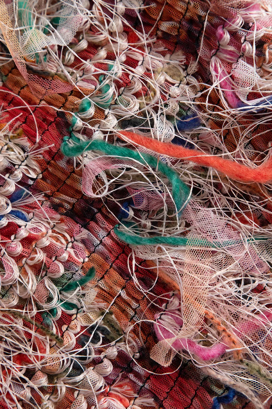 Fringe Mesh Tube Top>MICAS New