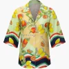Fruit Print Short-Sleeve Shirt>MICAS Discount