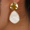 Geometric Pearl Earrings>MICAS Outlet