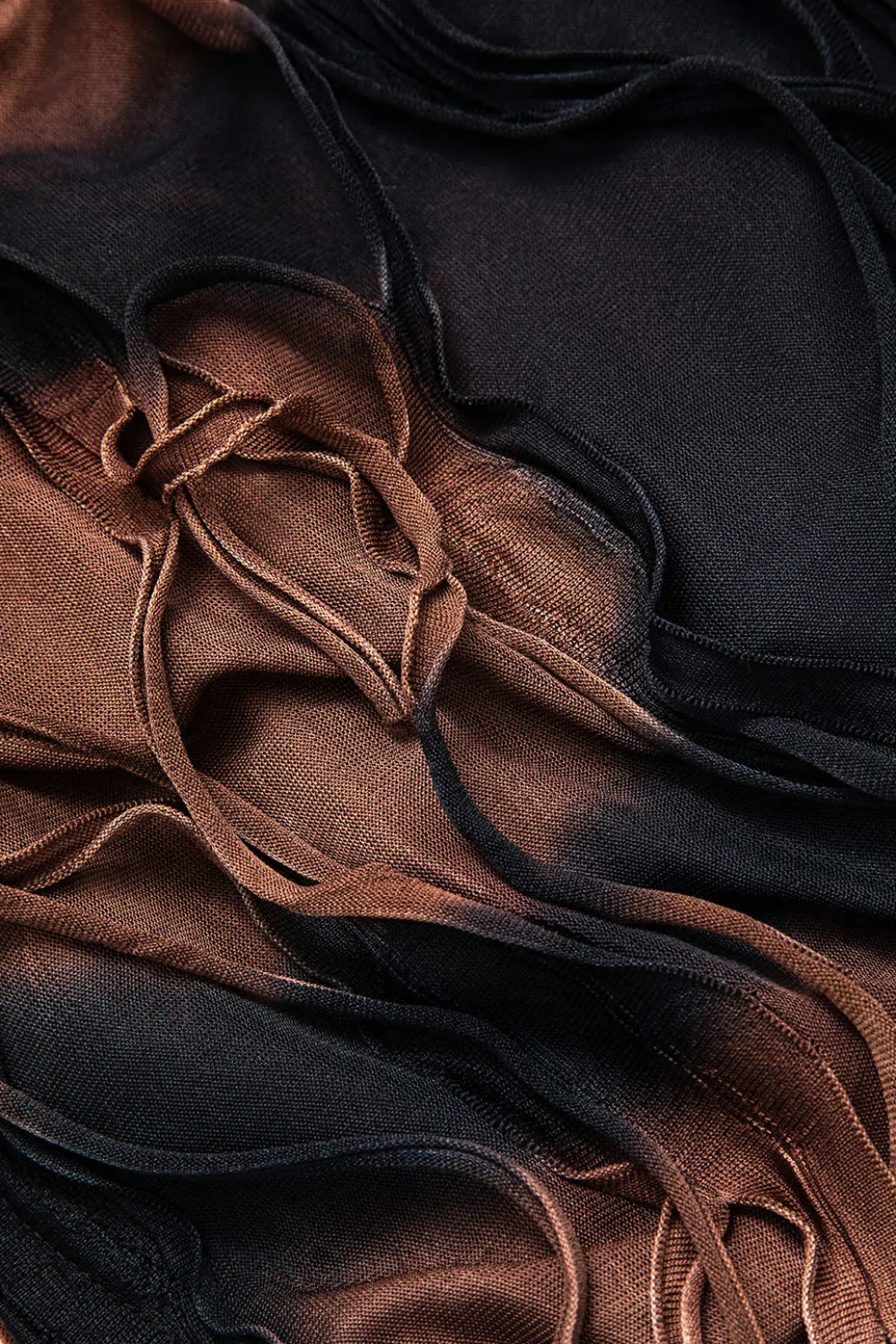 Halter Backless Distressed Mini Dress>MICAS Fashion