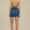 Halter Neck Backless Tank Top And Mini Skirt Set>MICAS Discount