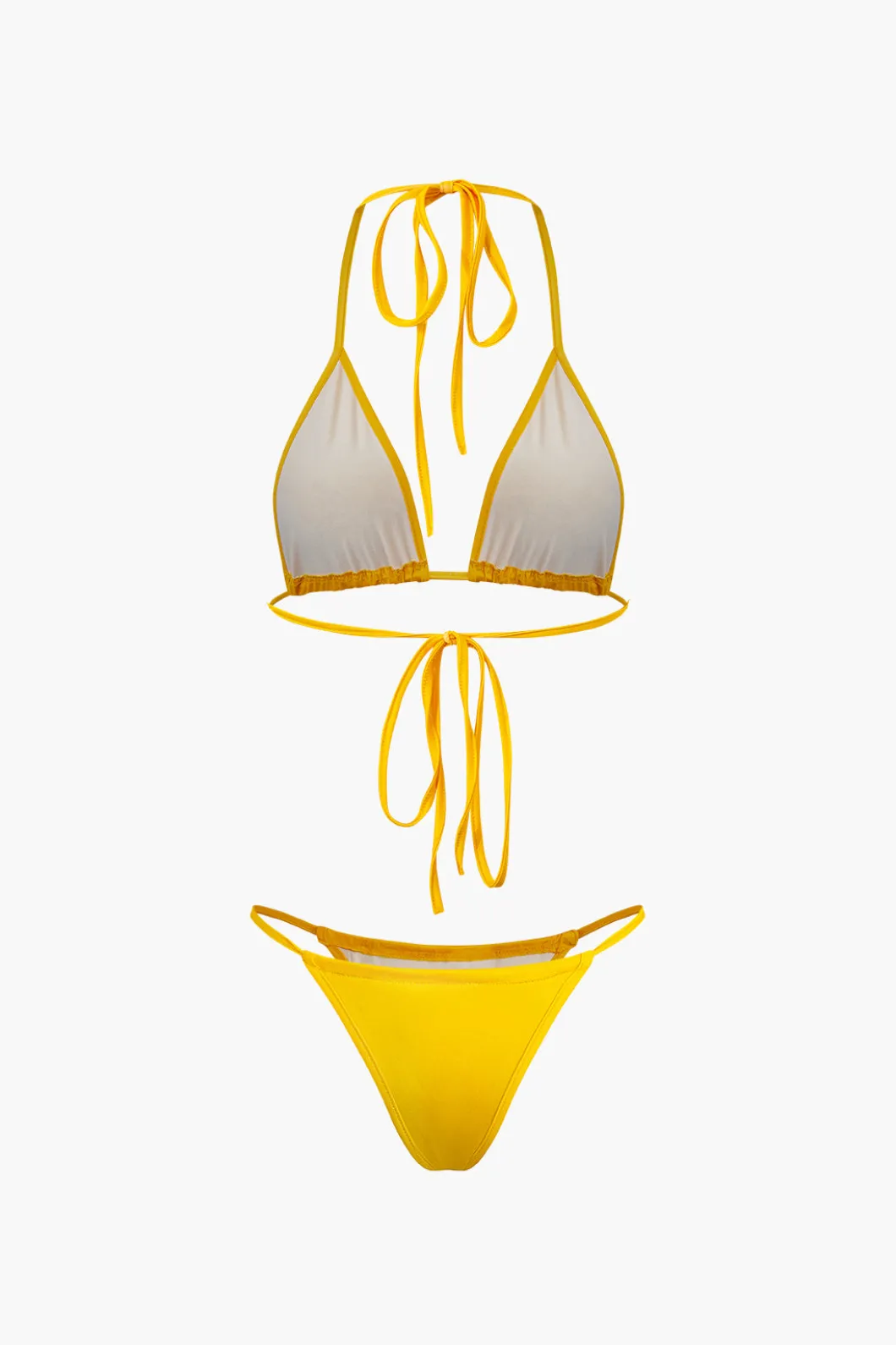 Halter Wrap Cover Up Three-Piece Bikini Set>MICAS Best