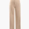 High Waisted Pressed-Crease Straight Leg Tailored Pants>MICAS Online