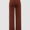 High Waisted Pressed-Crease Straight Leg Tailored Pants>MICAS Online