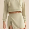 Hooded And Slit Mini Skirt Set>MICAS Online