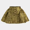 Jacquard Metallic Puff Zipper Skirt>MICAS Clearance