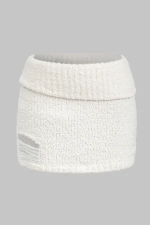 Knit Cut Out Mini Skirt>MICAS Sale