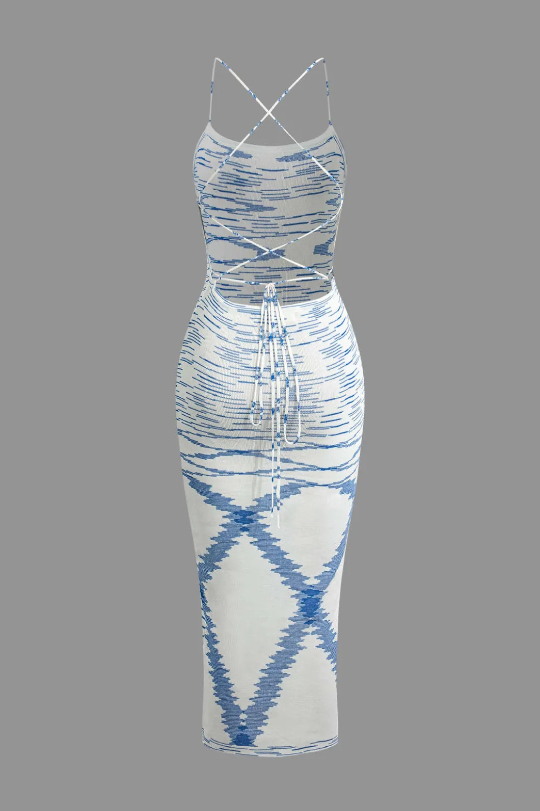 Knit Intertwine Tie Midi Dress>MICAS Best