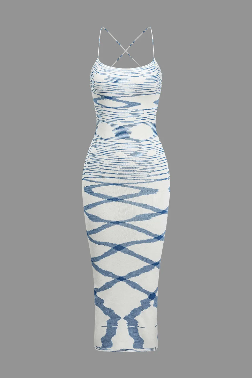 Knit Intertwine Tie Midi Dress>MICAS Best