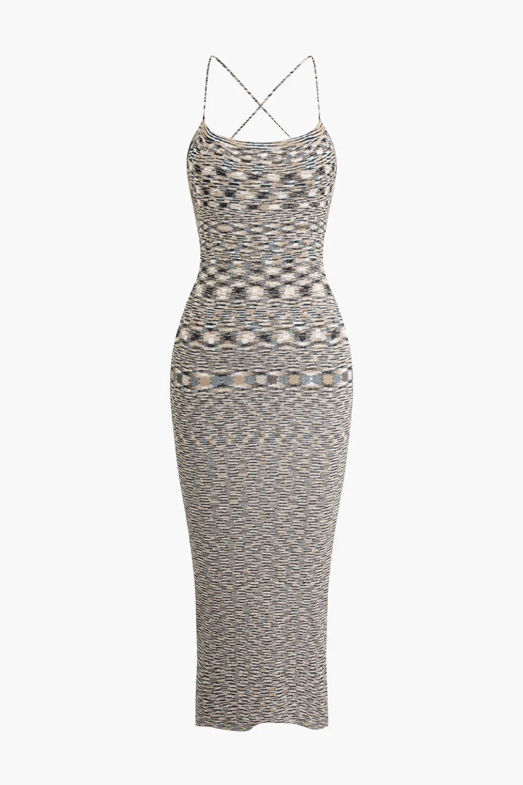 Knit Intertwine Tie Midi Dress>MICAS Best