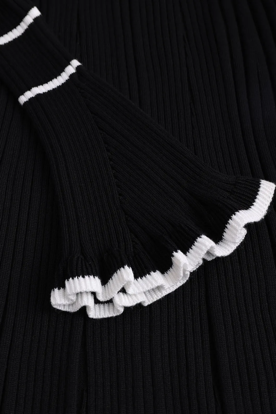 Knit Long Sleeve Button Dress>MICAS Outlet