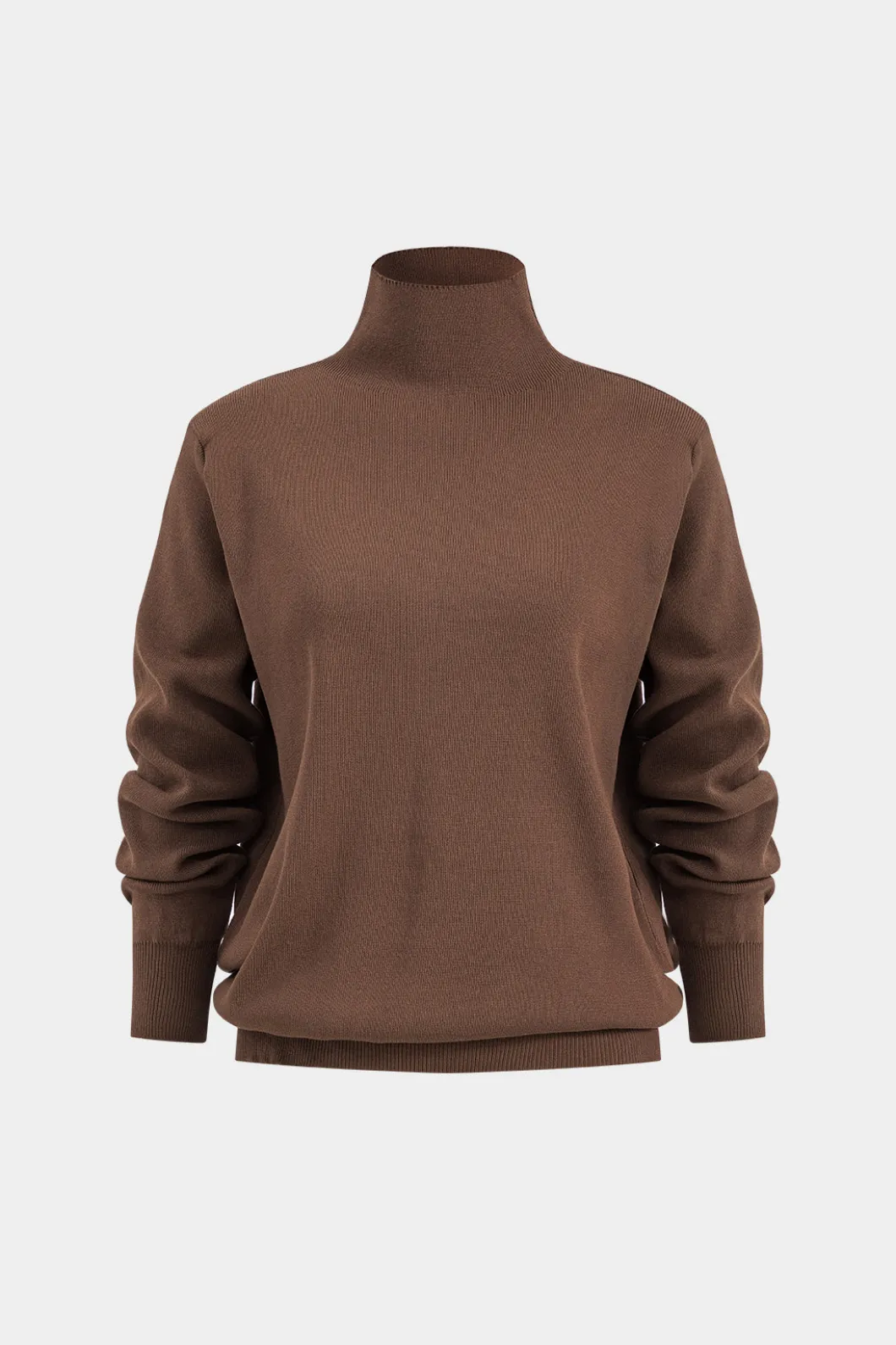 Knit Mock Neck Top And Contrast Top And Pants Set>MICAS Discount