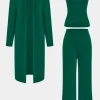 Knit Tank Top And Cardigan And Pants Set>MICAS Clearance