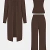 Knit Tank Top And Cardigan And Pants Set>MICAS Clearance