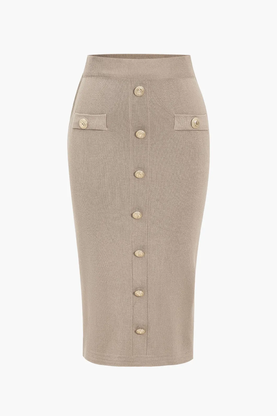 Knit V-neck Top And Skirt Set>MICAS Hot