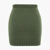 Knitted High Waist Skirt>MICAS Sale