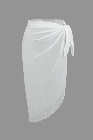 Knot Split Sheer Cover Up>MICAS Sale