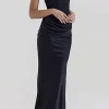 Layer Strapless Mermaid Maxi Dress>MICAS Best