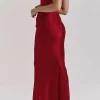 Layer Strapless Mermaid Maxi Dress>MICAS Best