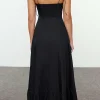 Layered Slip Chiffon Sleeveless Maxi Dress>MICAS Clearance