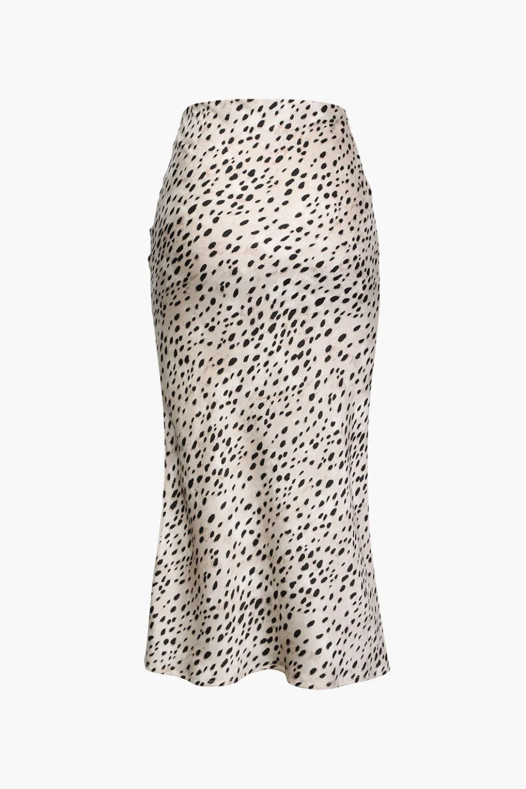 Leopard Drawstring Slit Skirt>MICAS Discount