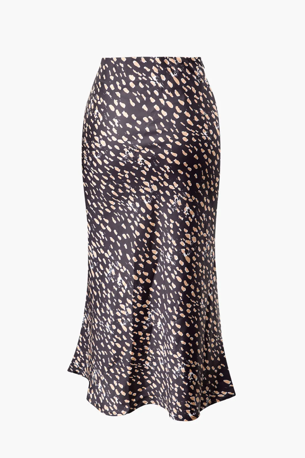 Leopard Drawstring Slit Skirt>MICAS Discount