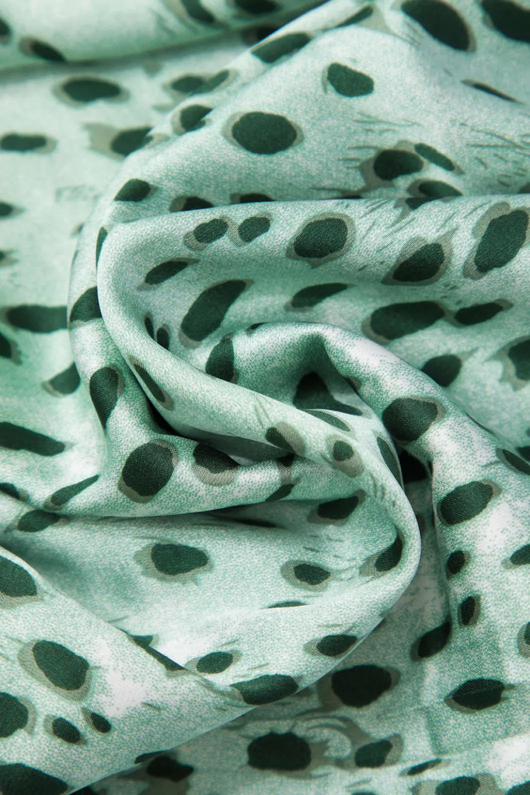 Leopard Drawstring Slit Skirt>MICAS Discount