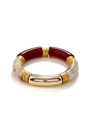 Marble Bamboo Bangle Bracelet>MICAS Fashion