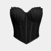 Mesh Corset Waist Bustier Tube Top>MICAS Clearance