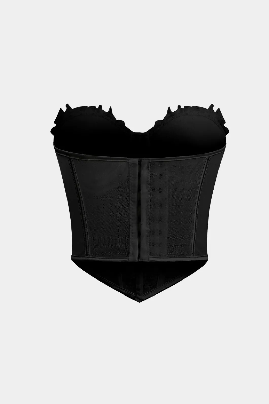 Mesh Corset Waist Bustier Tube Top>MICAS Clearance