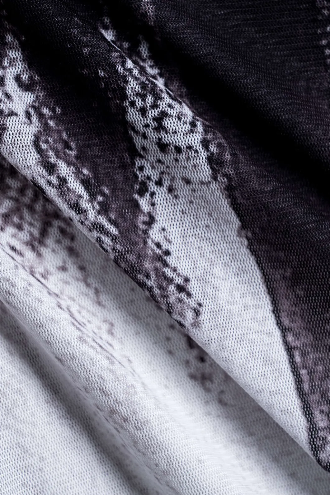 Mesh Long Sleeve Contrast Print Bodysuit>MICAS Best