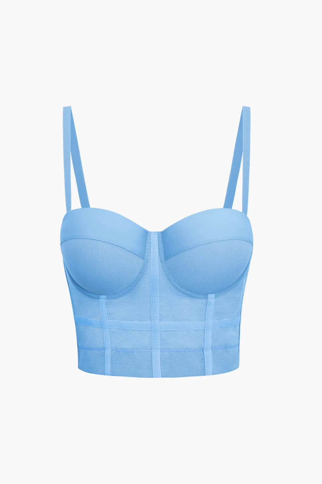 Mesh Underwire Bustier Top>MICAS Discount